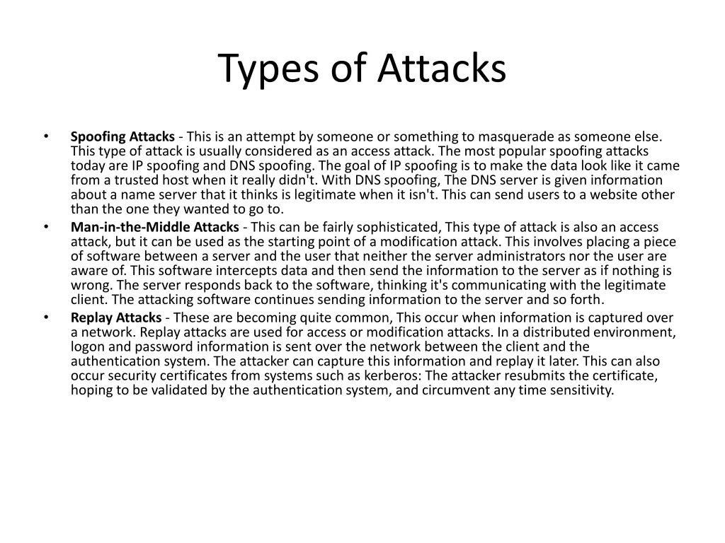 types of attacks 4