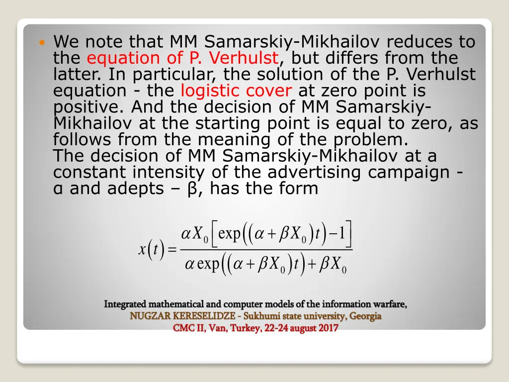 we note that mm samarskiy mikhailov reduces