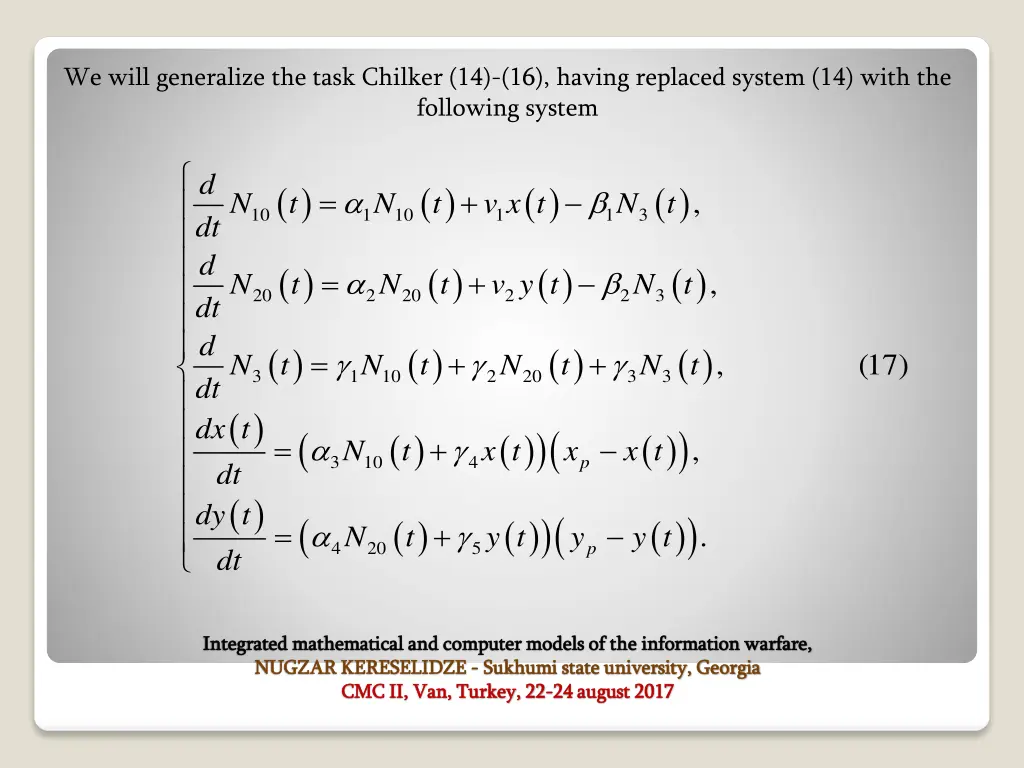 we will generalize the task chilker 14 16 having