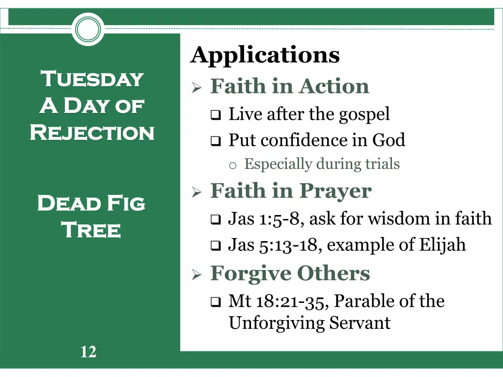 applications faith in action live after