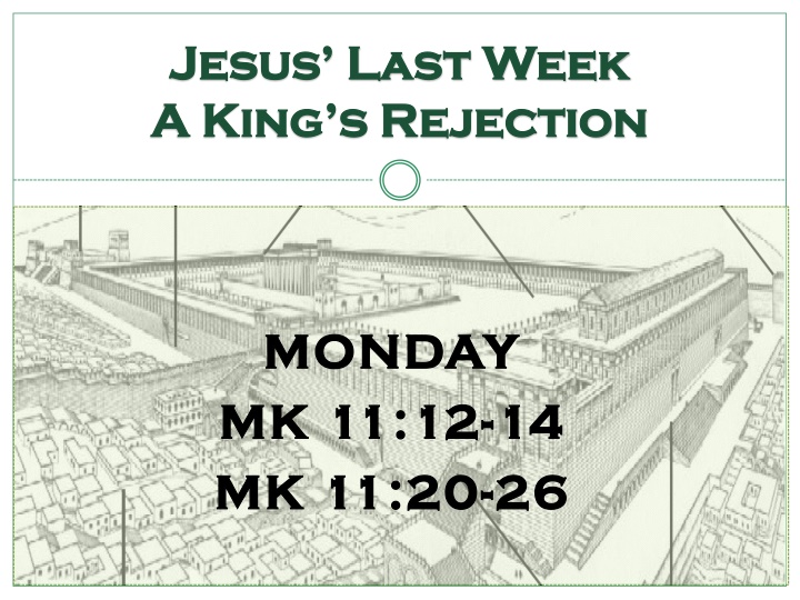 jesus last week jesus last week a king