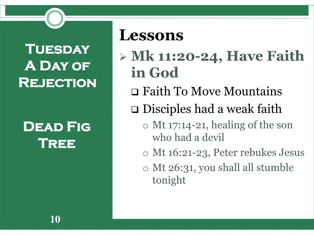 lessons mk 11 20 24 have faith in god faith