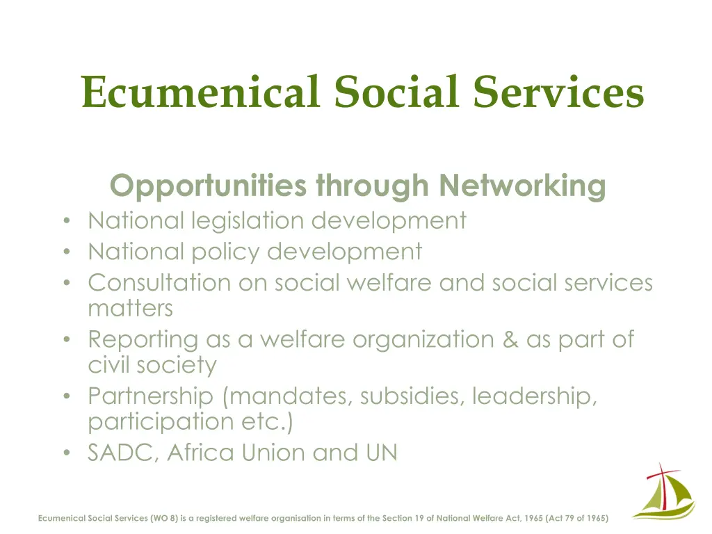 ecumenical social services 1