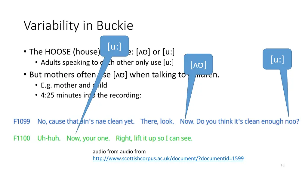 variability in buckie