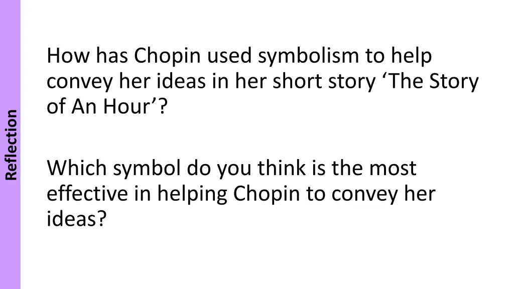 how has chopin used symbolism to help convey