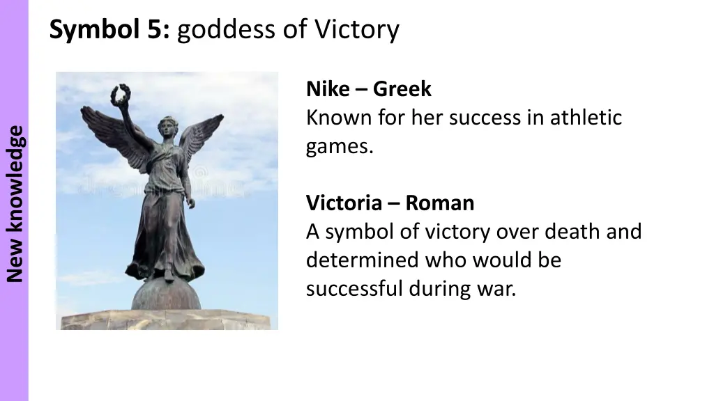 symbol 5 goddess of victory