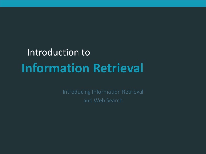 introduction to information retrieval