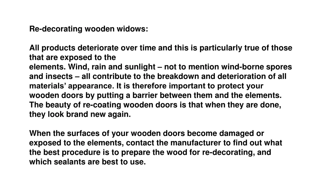 re decorating wooden widows