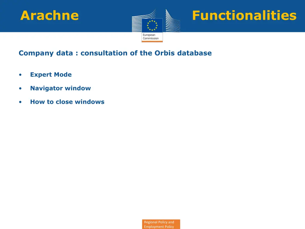 arachne functionalities 3