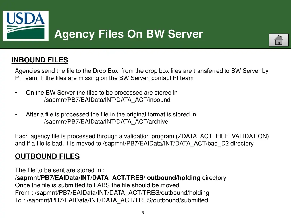 agency files on bw server