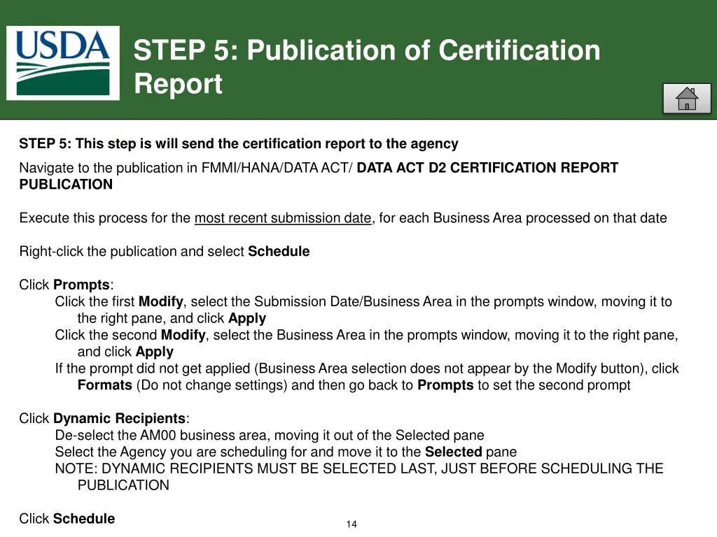 step 5 publication of certification report