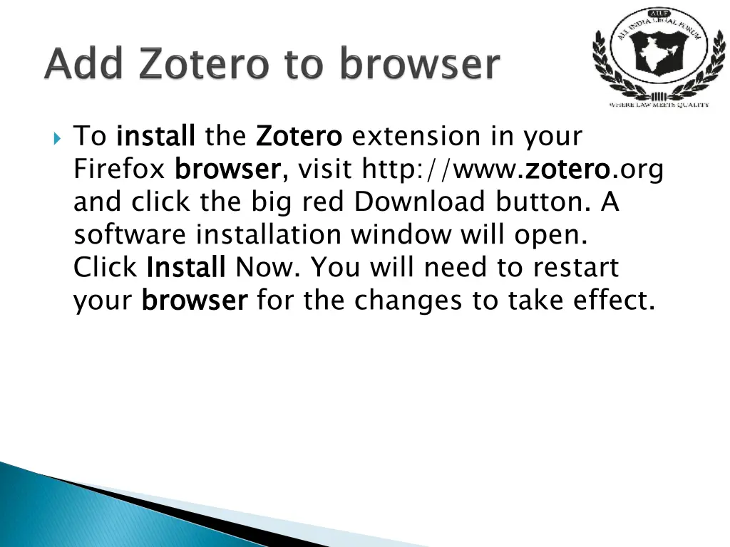 to install firefox browser and click