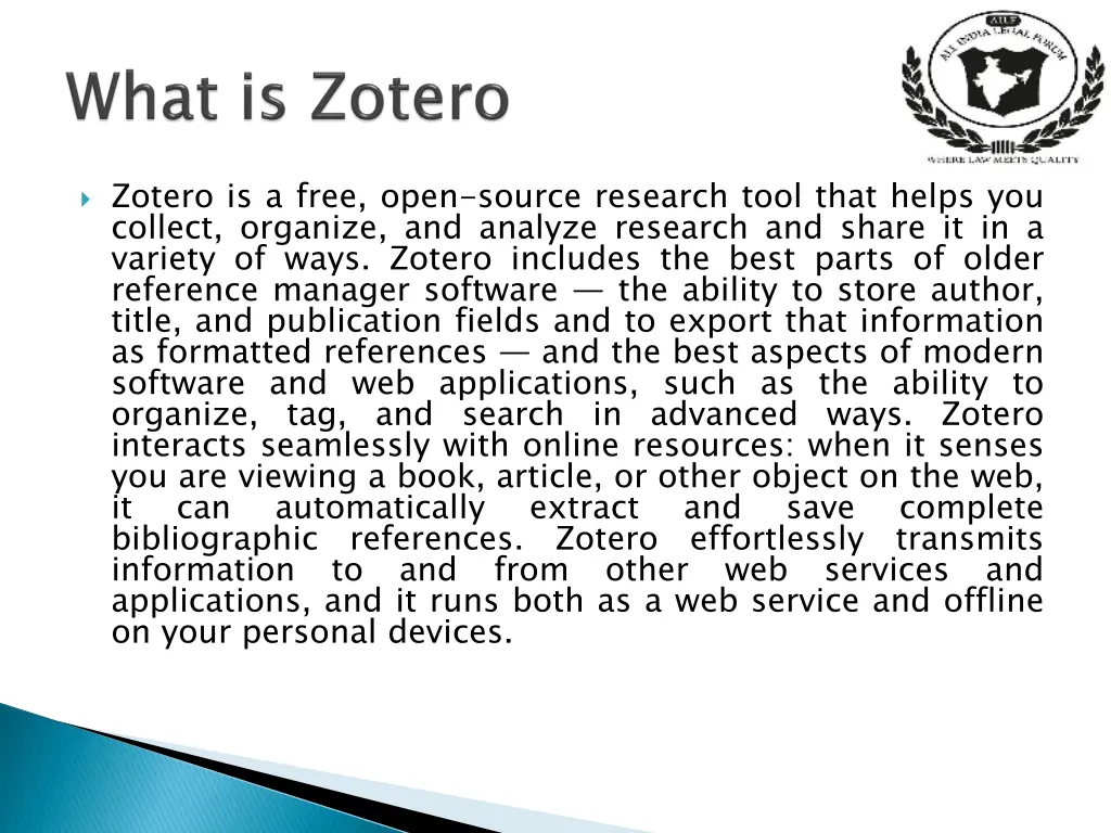 zotero is a free open source research tool that