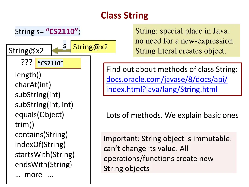 class string