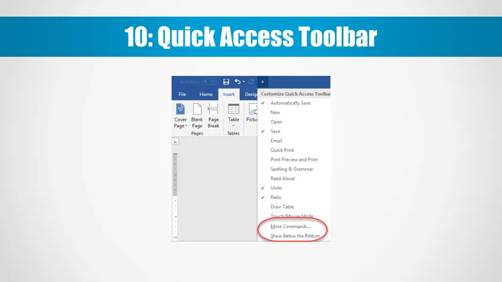 10 quick access toolbar 1