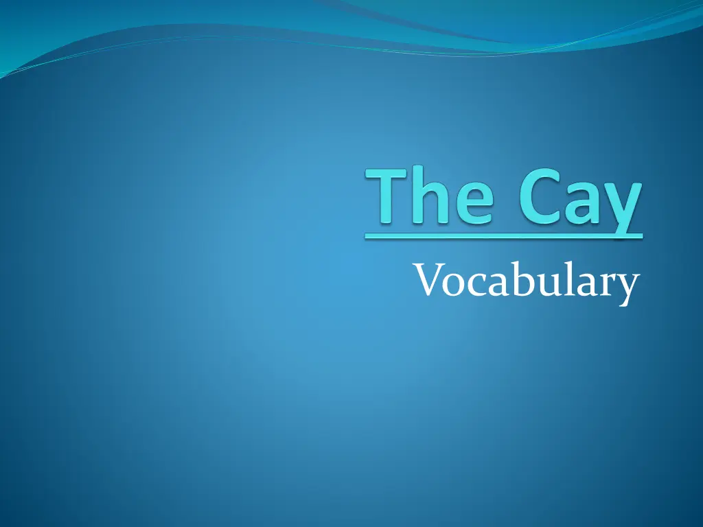 vocabulary