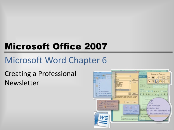 microsoft office 2007 microsoft word chapter 6