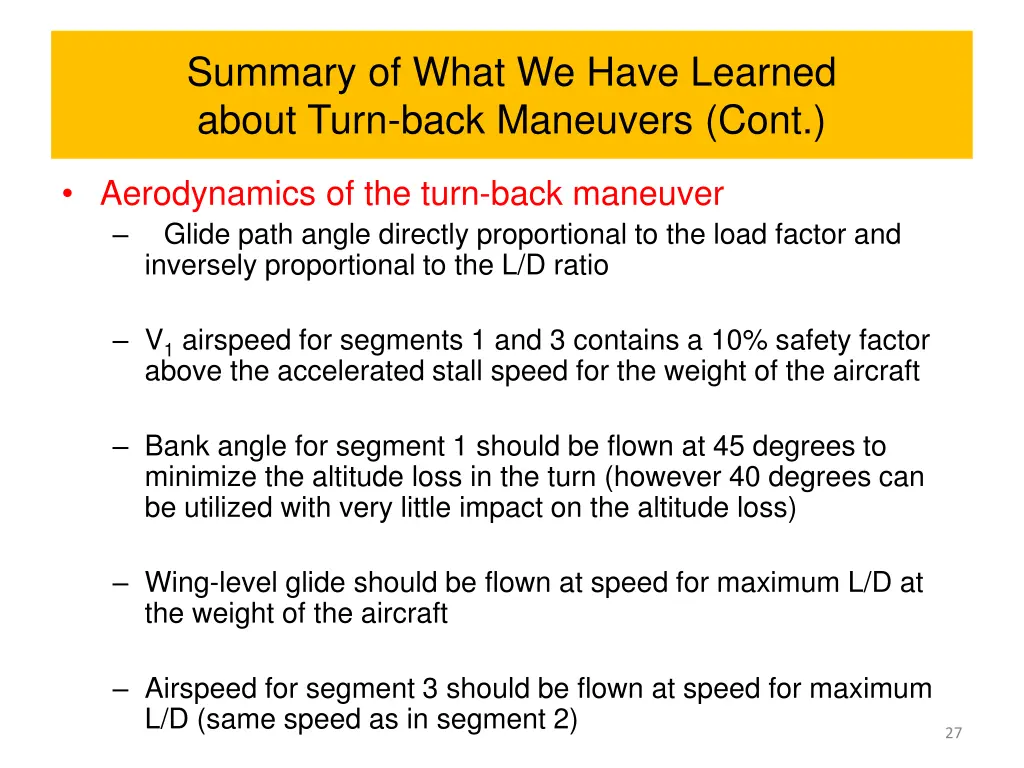 summary of what we have learned about turn back 2