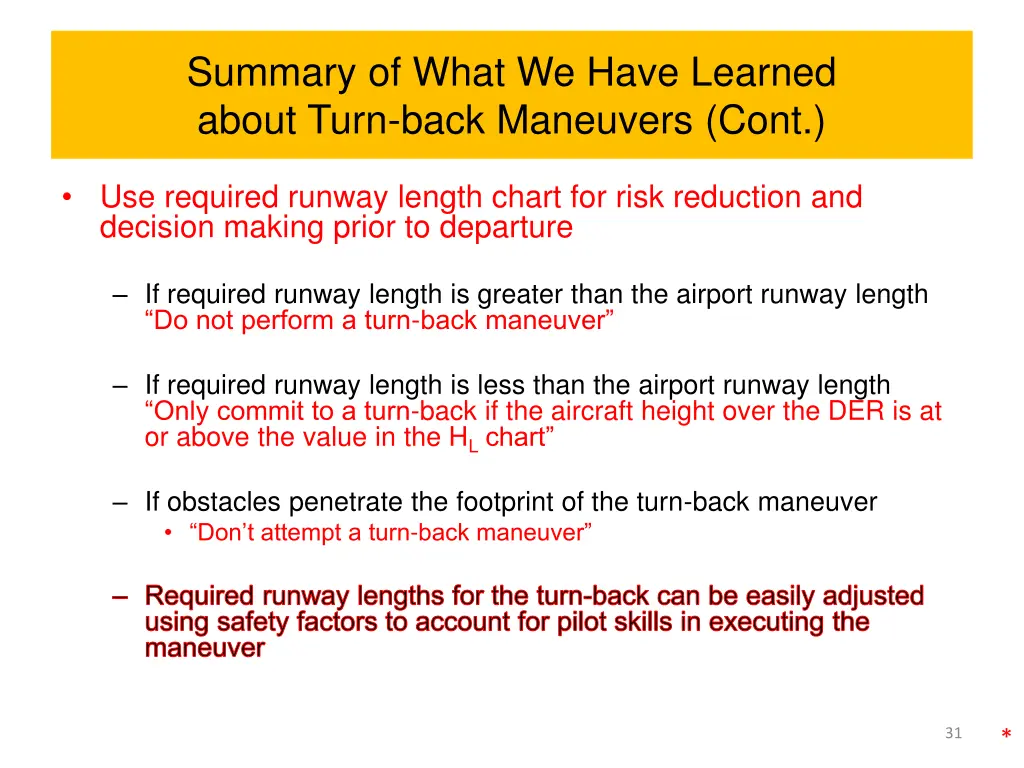 summary of what we have learned about turn back 6