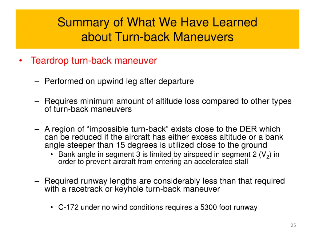 summary of what we have learned about turn back