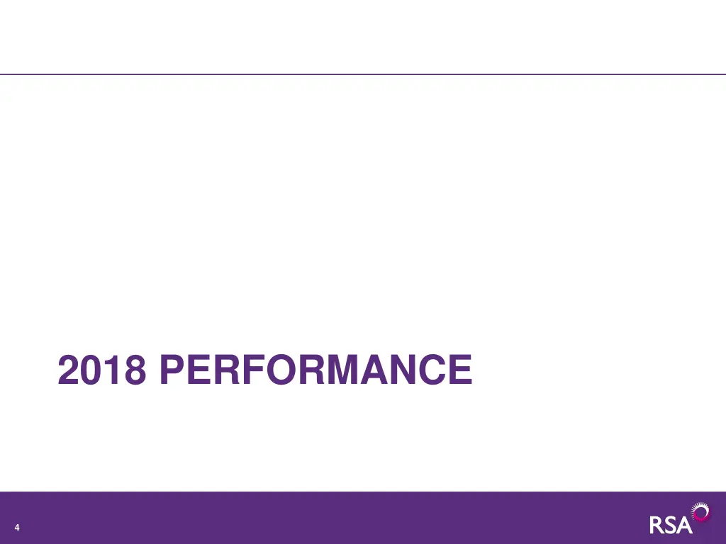 2018 performance