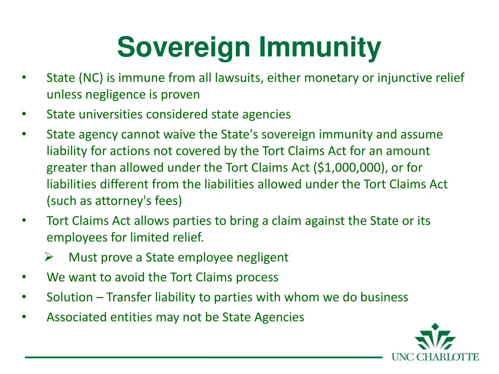 sovereign immunity