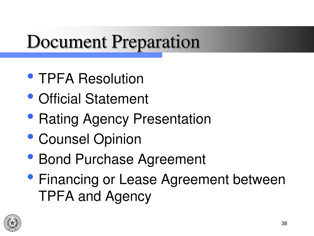 document preparation