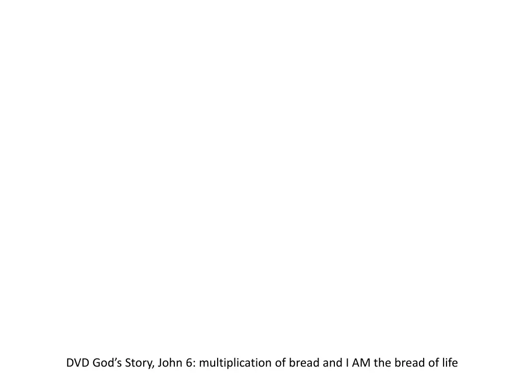 dvd god s story john 6 multiplication of bread