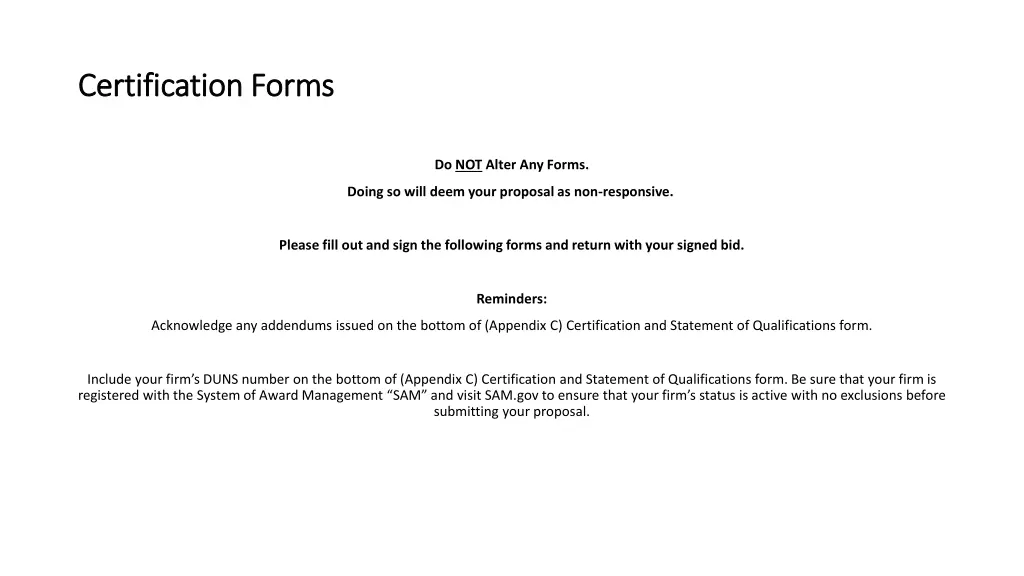 certification forms certification forms 1