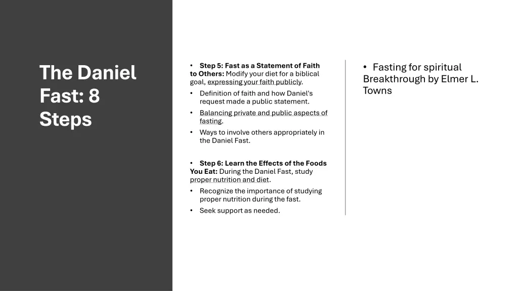 the daniel fast 8 steps 2