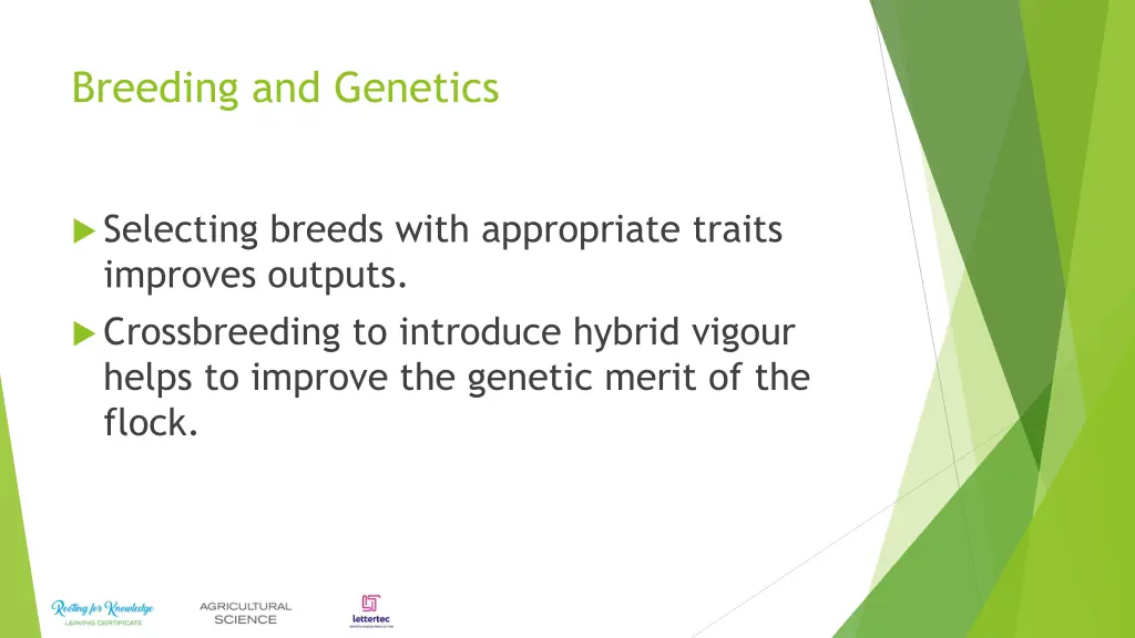 breeding and genetics