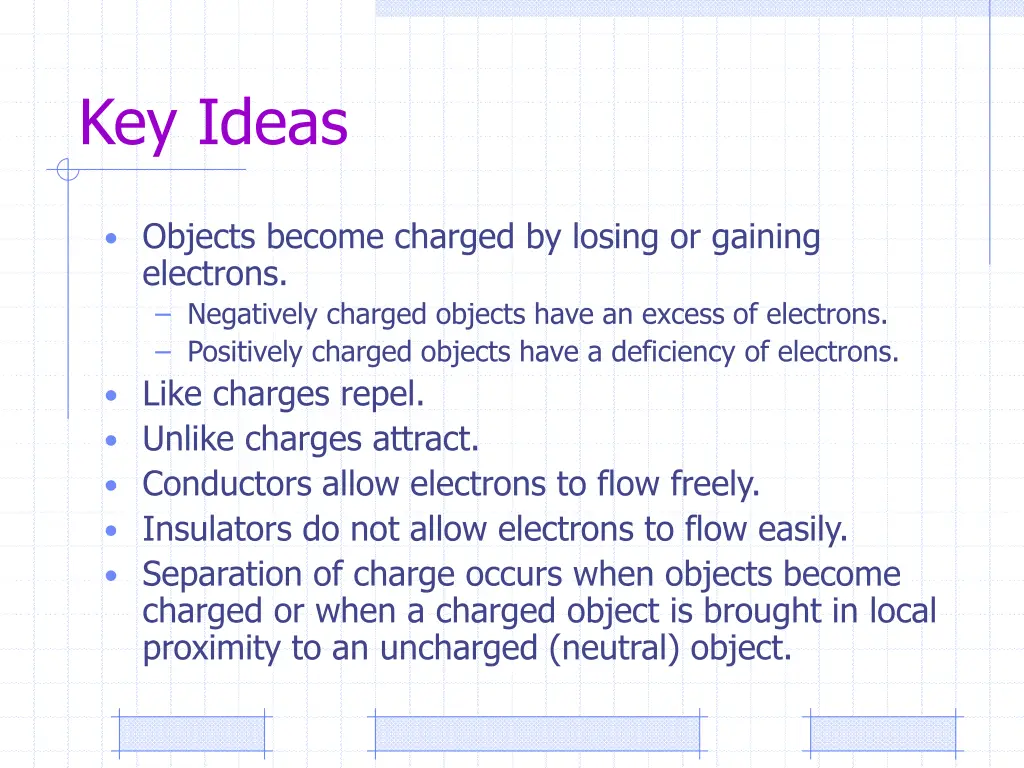 key ideas