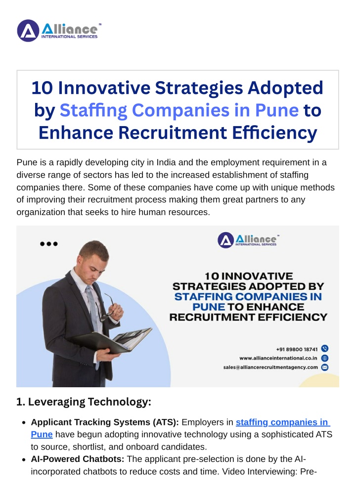 10 innovative strategies adopted