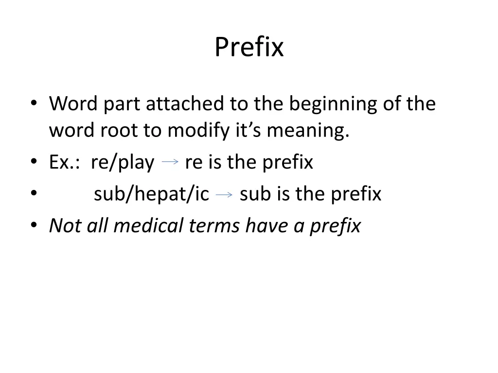 prefix