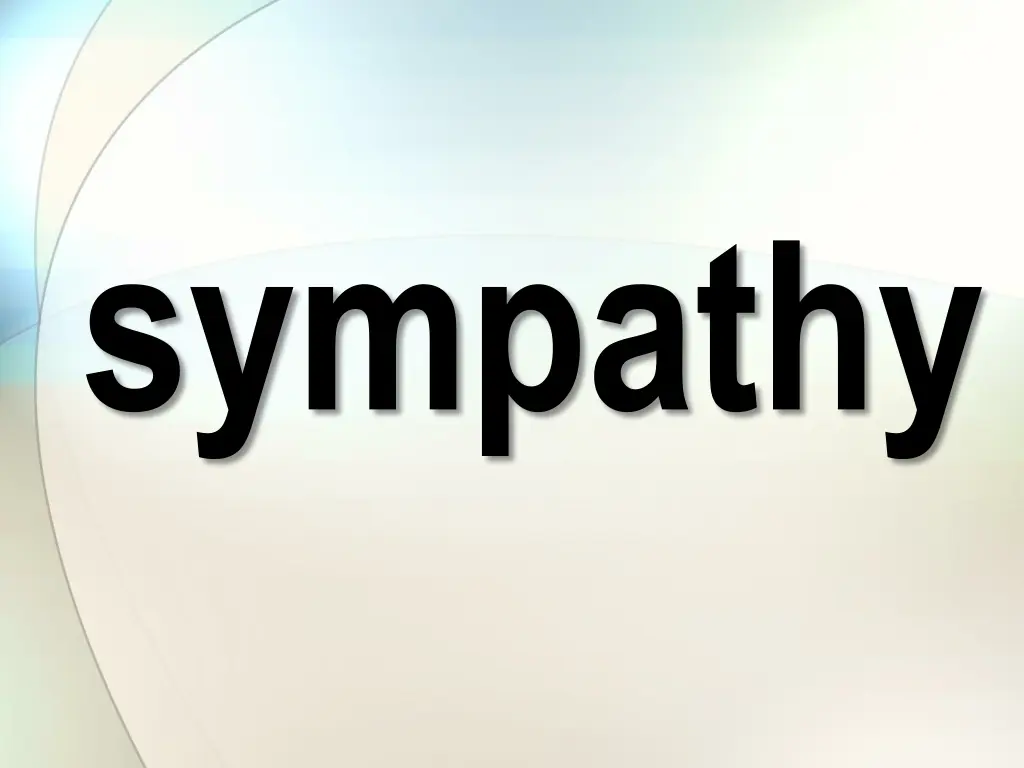 sympathy