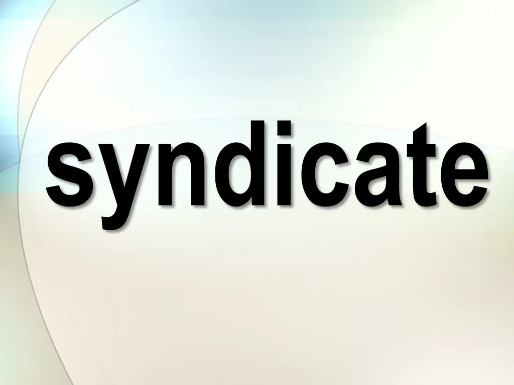 syndicate