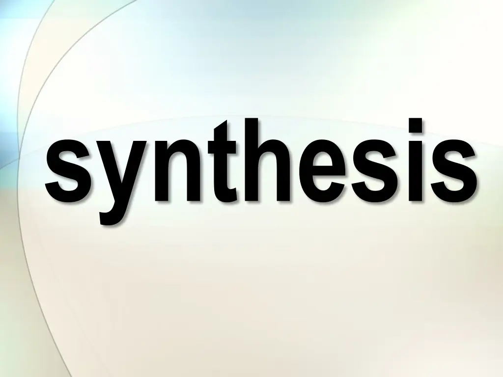 synthesis