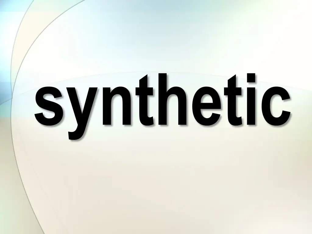 synthetic