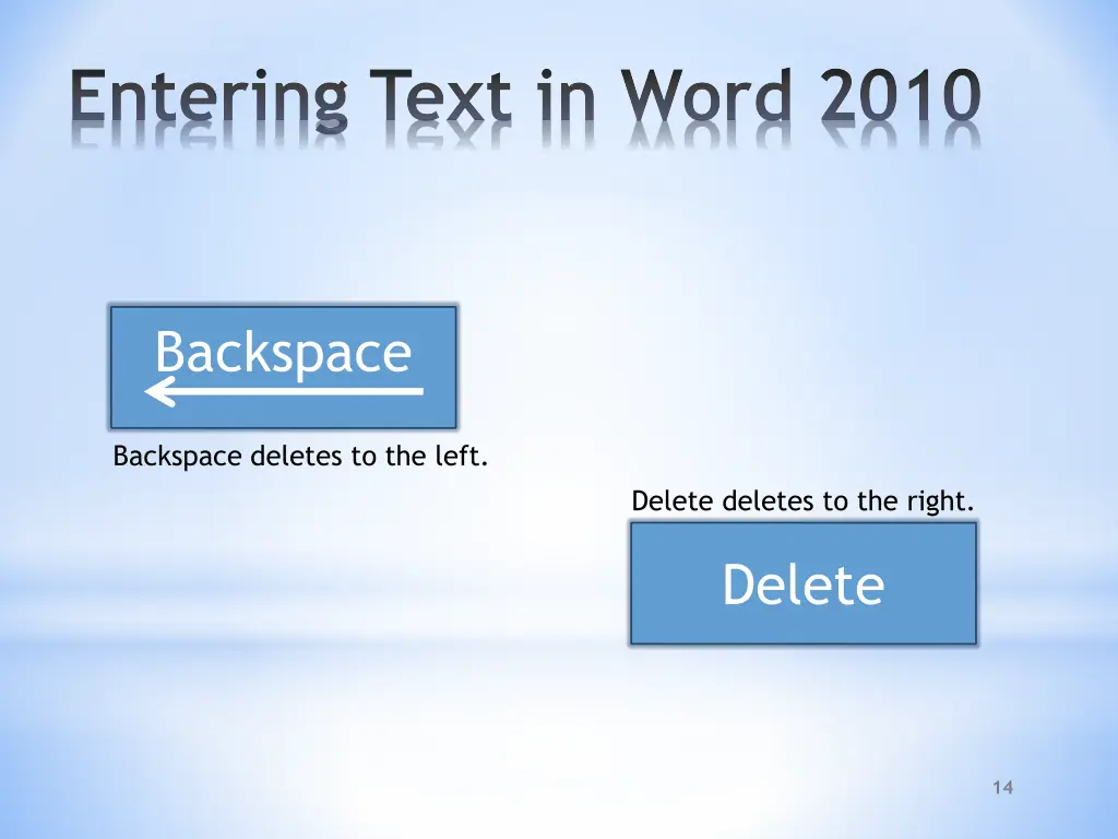 entering text in word 2010 1