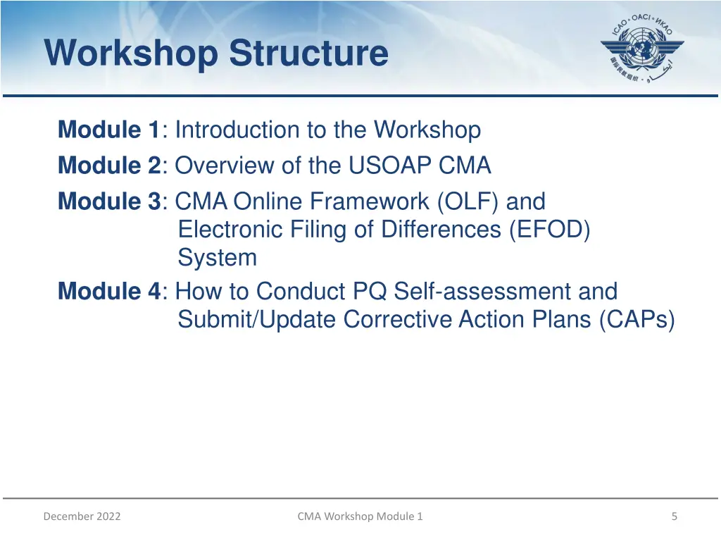 workshop structure