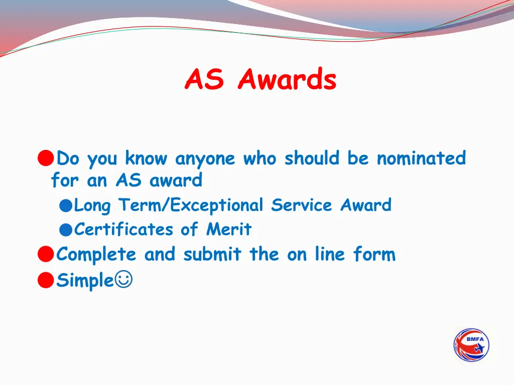 as awards