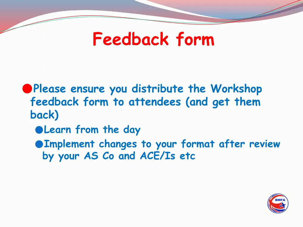 feedback form