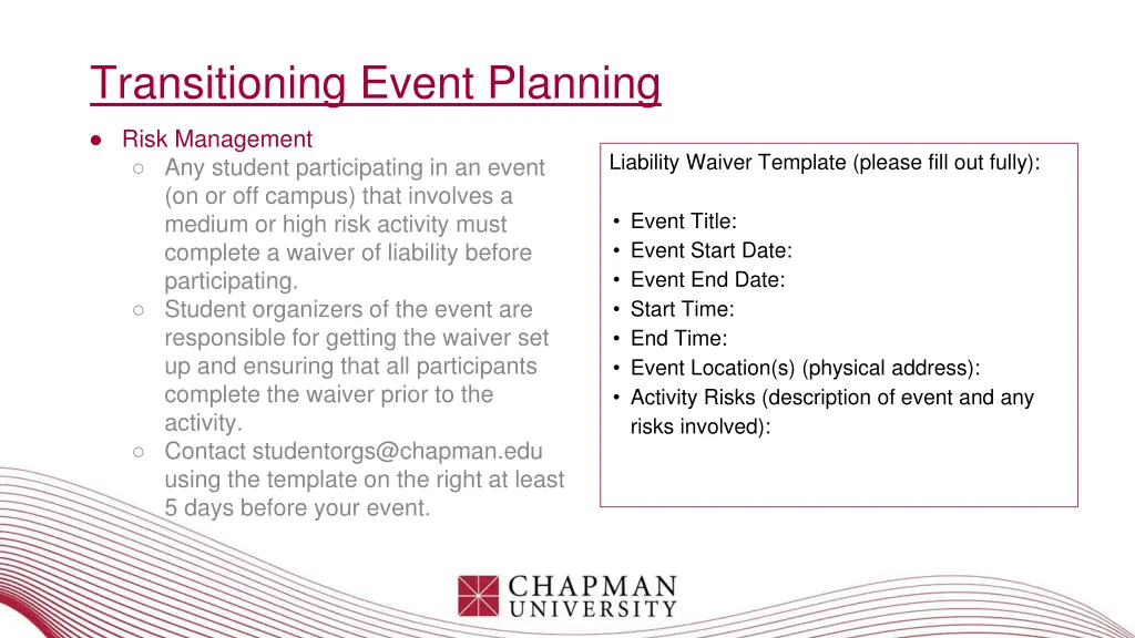 transitioning event planning 2