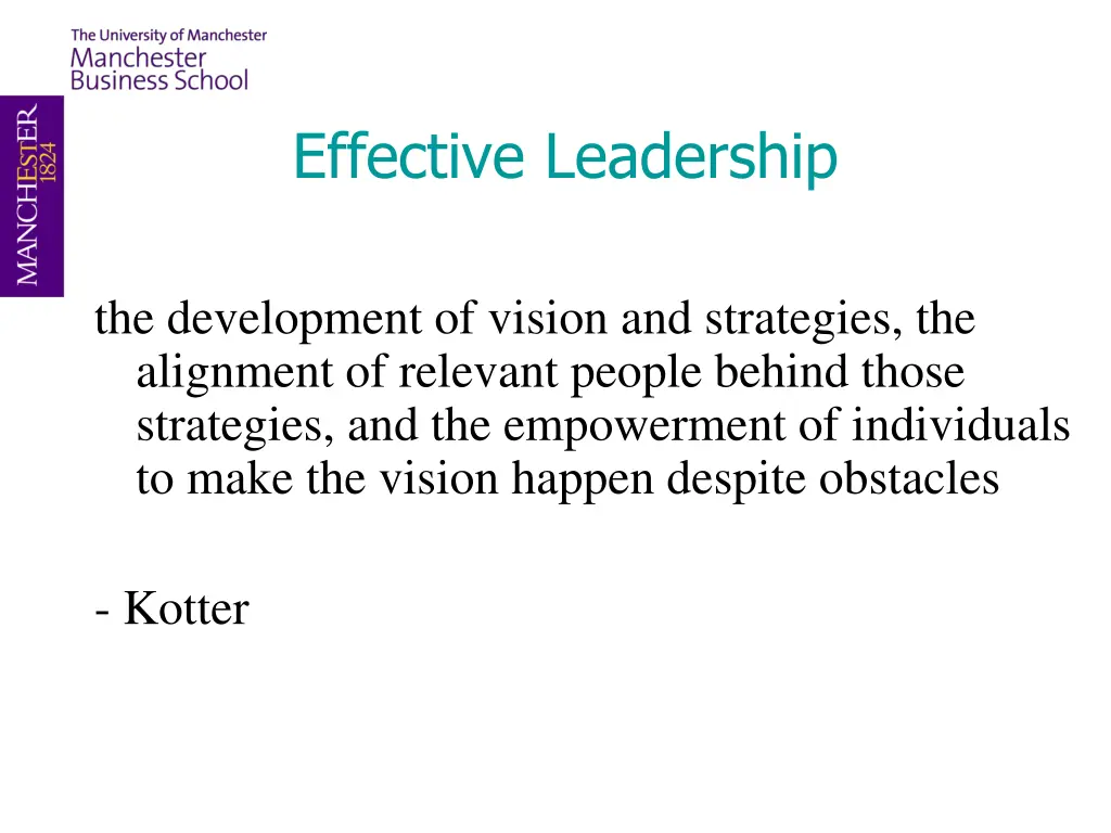 effective leadership