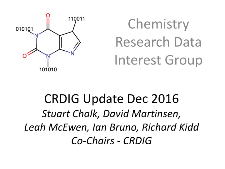 chemistry research data interest group