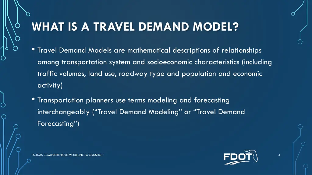 what is a travel demand model