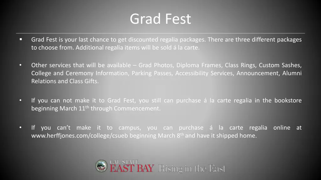 grad fest