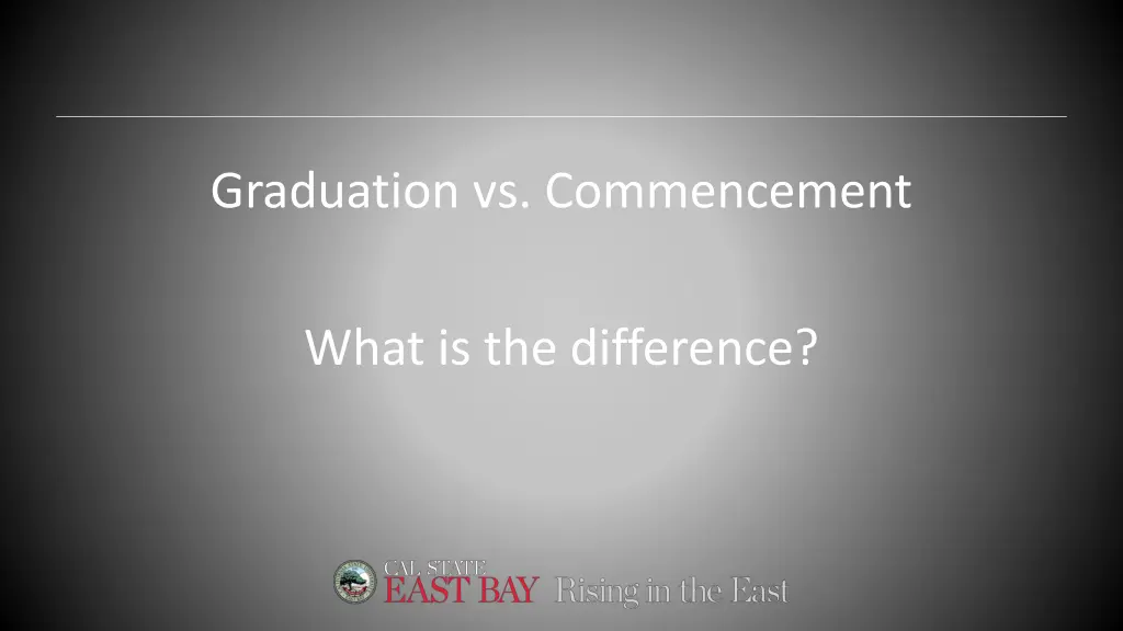 graduation vs commencement