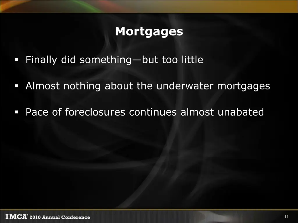 mortgages