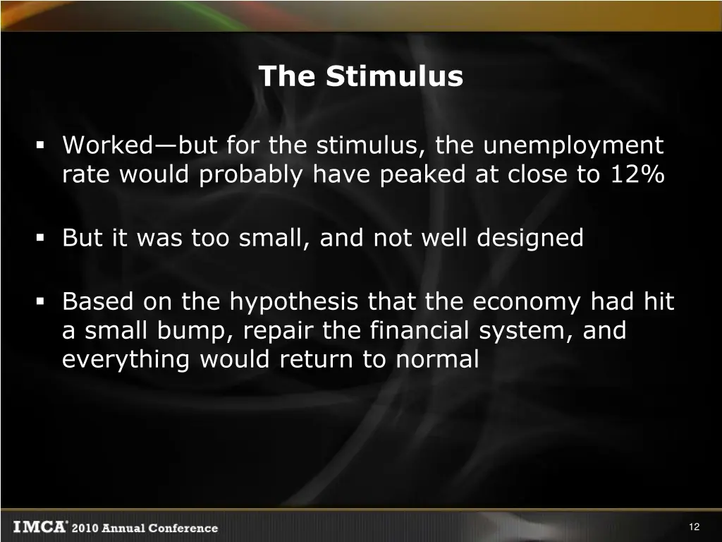 the stimulus